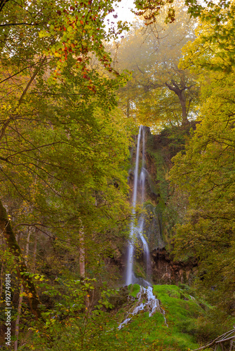 Uracher Wasserfall im Herbst
