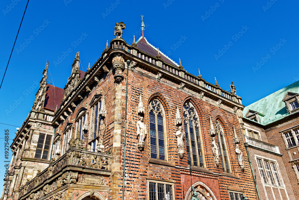 Bremen, buildings, roofs, windows, arches