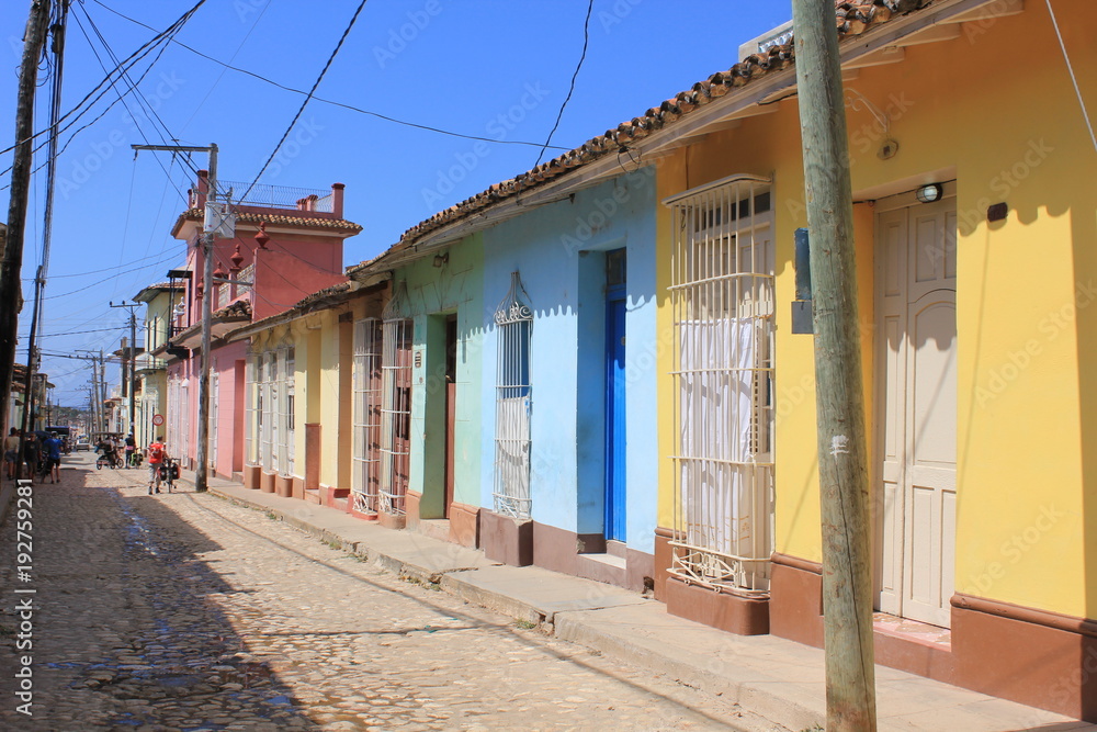 typisches Straßenbild in Trinidad Cuba