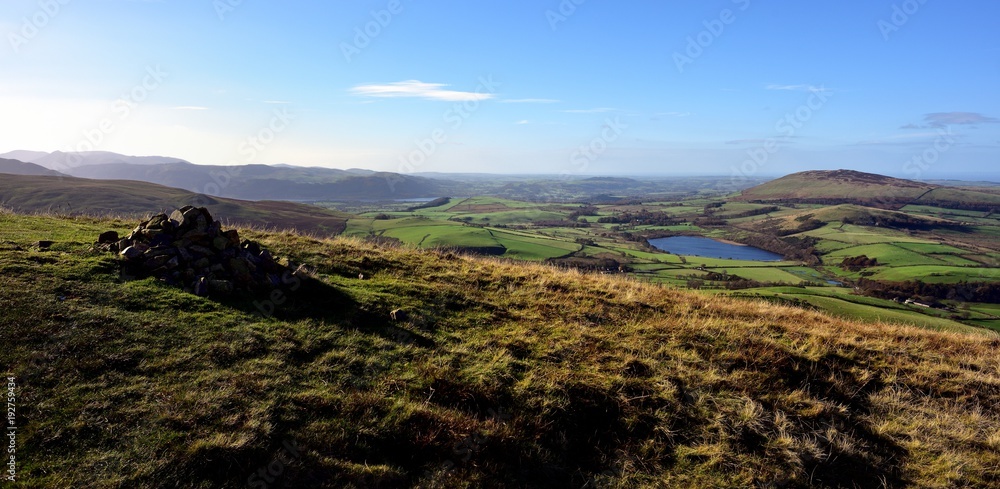 Fototapeta premium Autumn sunlight over Bassenthwaite