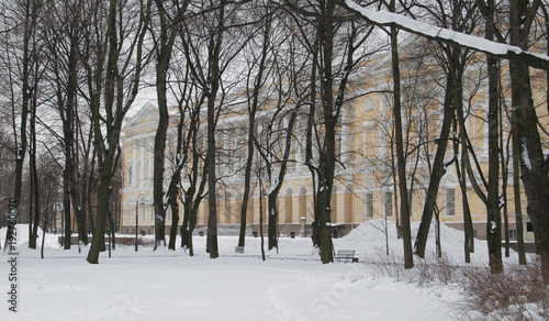 Fototapeta Naklejka Na Ścianę i Meble -  Russia, Saint Petersburg, Russian Museum in winter.