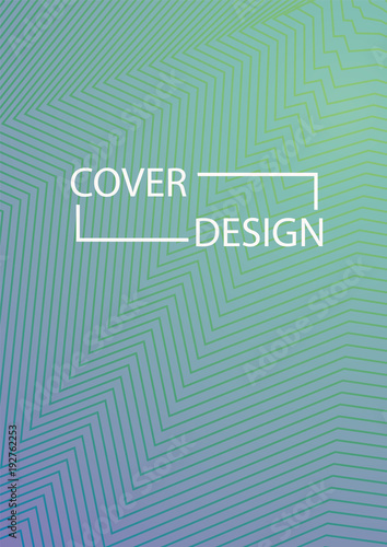 Triangle Cover Design. Template for Business Broshure Cover Book  Flyer  Card.