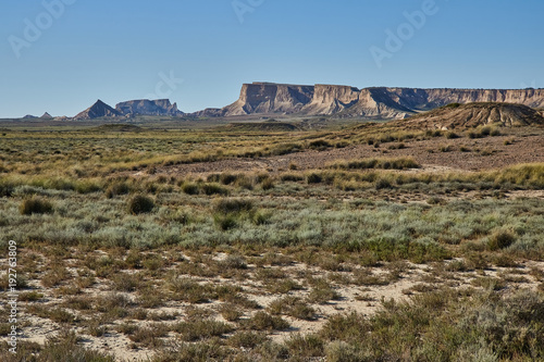 Berdenas Reales desert in Navarra province, Spain