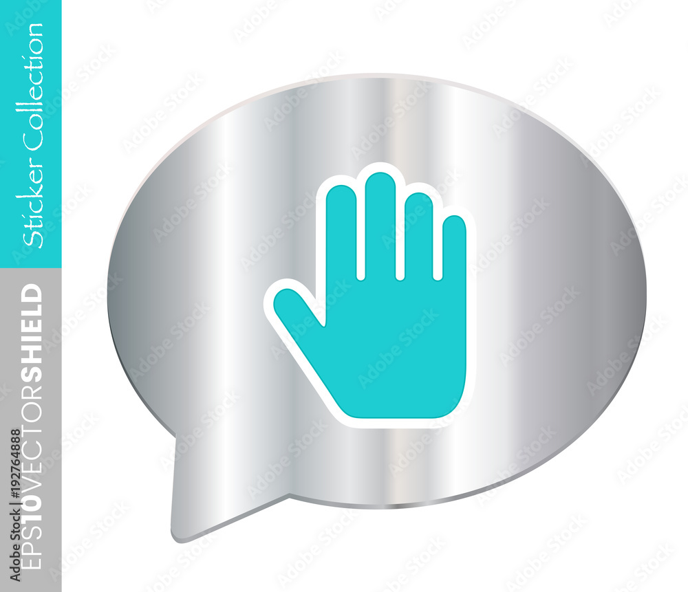 Obraz premium Speech Bubble, - Hand