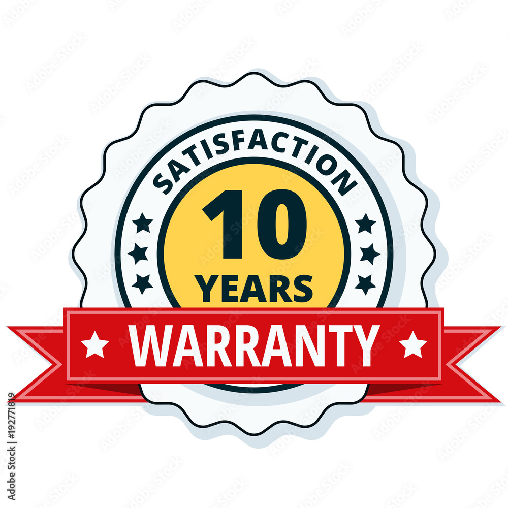 10 Year Warranty 10 Year Warranty