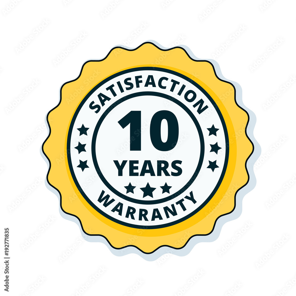 10 Year Warranty 10 Year Warranty