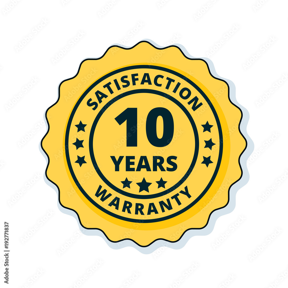 10 Year Warranty
