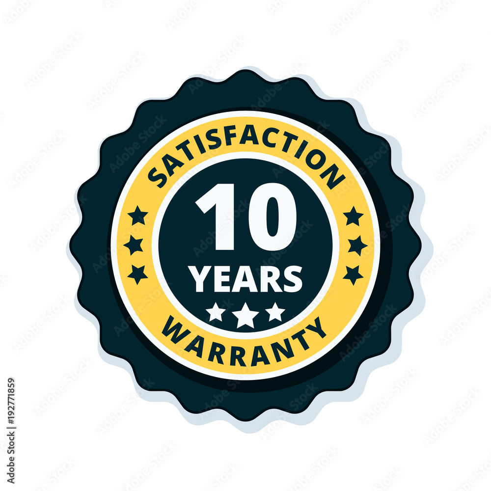 10 Year Warranty 10 Year Warranty