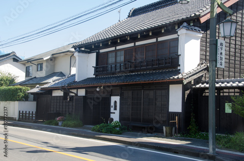 Old House in Kuragano Station (Accommodation Area) on Old Nakasendo Road, in Takasaki City, Gunma Prefecture