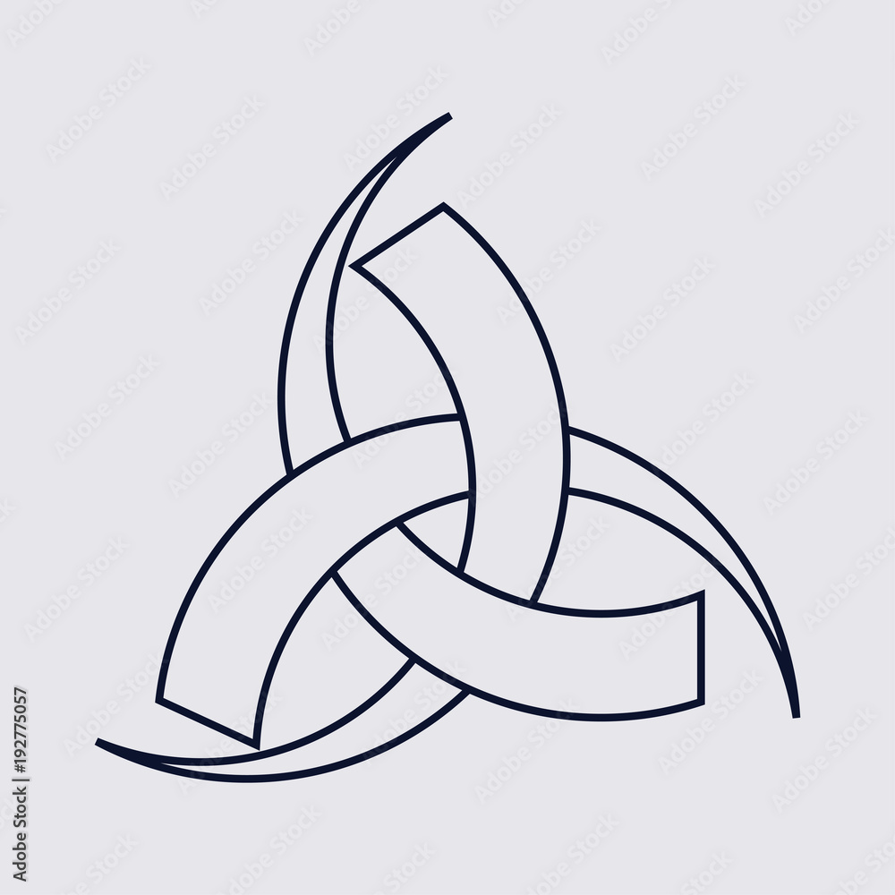 Vector illustration for Heathenry and Norse Wiccan community: Odin Horns or  Three horns symbol. vector de Stock | Adobe Stock