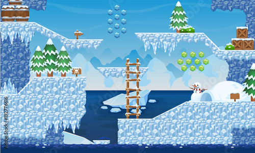 Ice Game Tileset