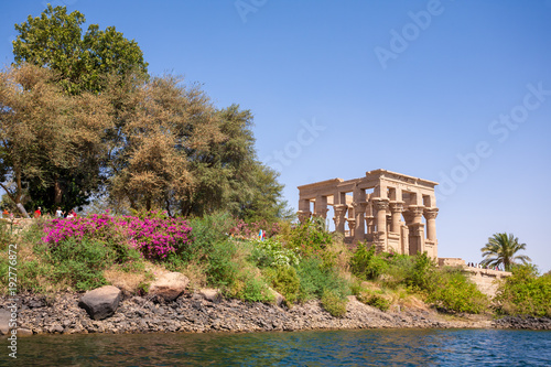 Obraz na plátně The ancient temple of Philae in Egypt