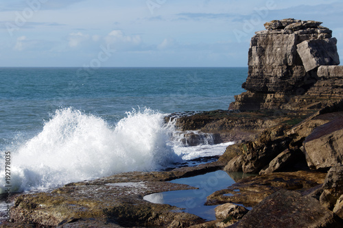 View of the Jurassic Coastline in Dorset © philipbird123