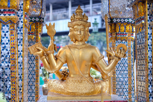 The Erawan Shrine in Bangkok. Thao Maha Phrom Shrine is a Hindu shrine in Bangkok