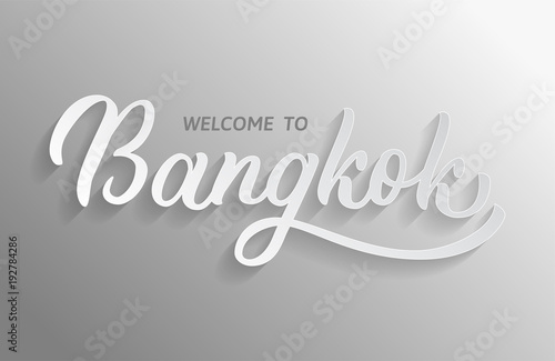 Bangkok hand lettering