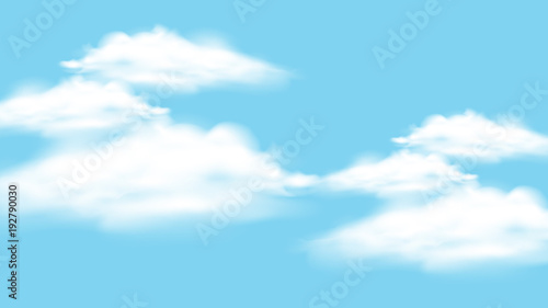 Background design with blue sky