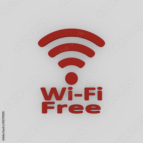 Wifi フリースポットの3dイラストマーク Stock イラスト Adobe Stock Wifi フリースポットの3dイラストマーク Stock イラスト Adobe Stock