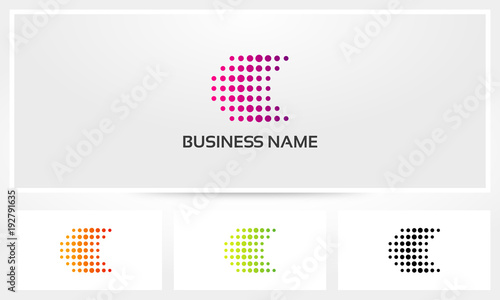 Dots Arrow Logo