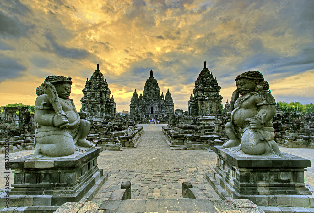 Obraz premium Sewu Temple, Central Java, Indonesia