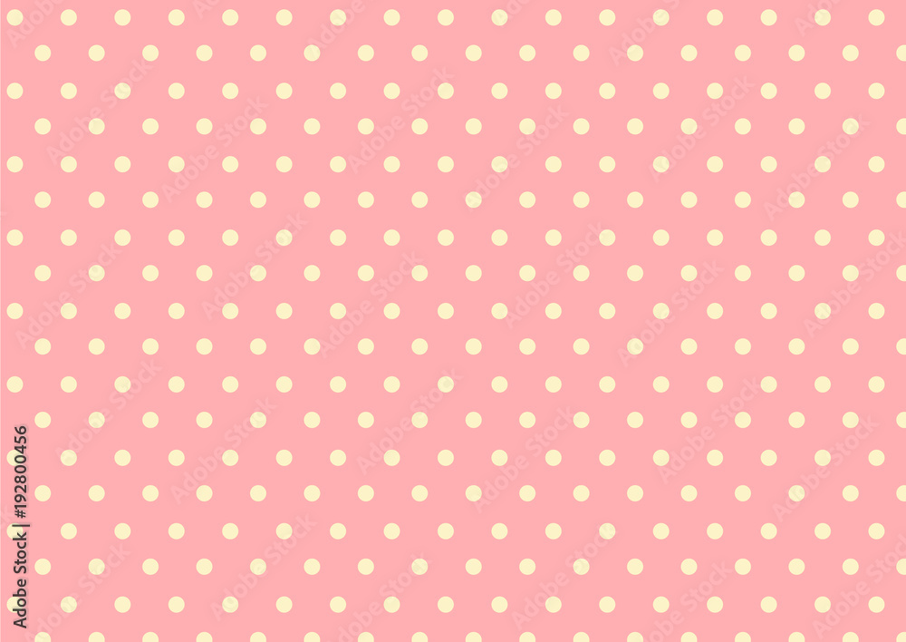 Yellow pink dots background