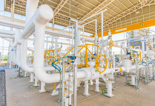 Tapeta Industrial zone,Gas metering station and pipeline at power plant