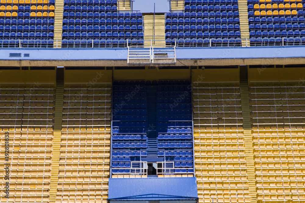 Fototapeta premium Szczegółowo stadion piłkarski