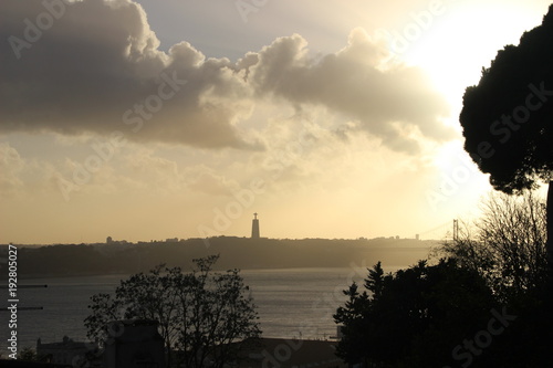 Sonnenuntergang in Lissabon