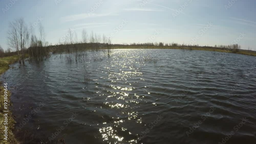 View Of The Lake In Good Weather View Of The Lake In Good Weather