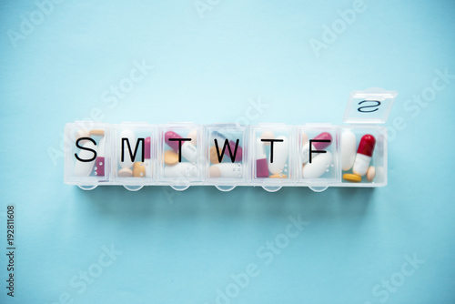 Fotografía Pills in a box