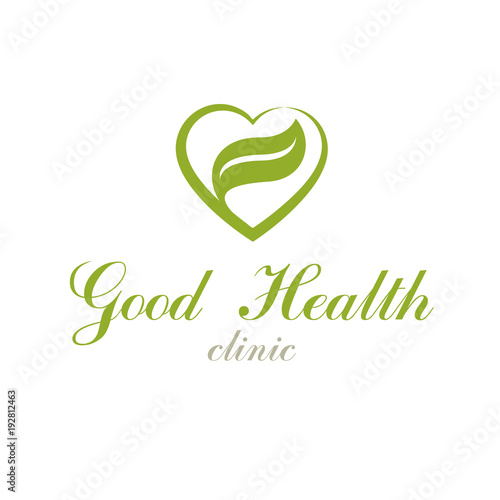 Heart shape vector symbol c...