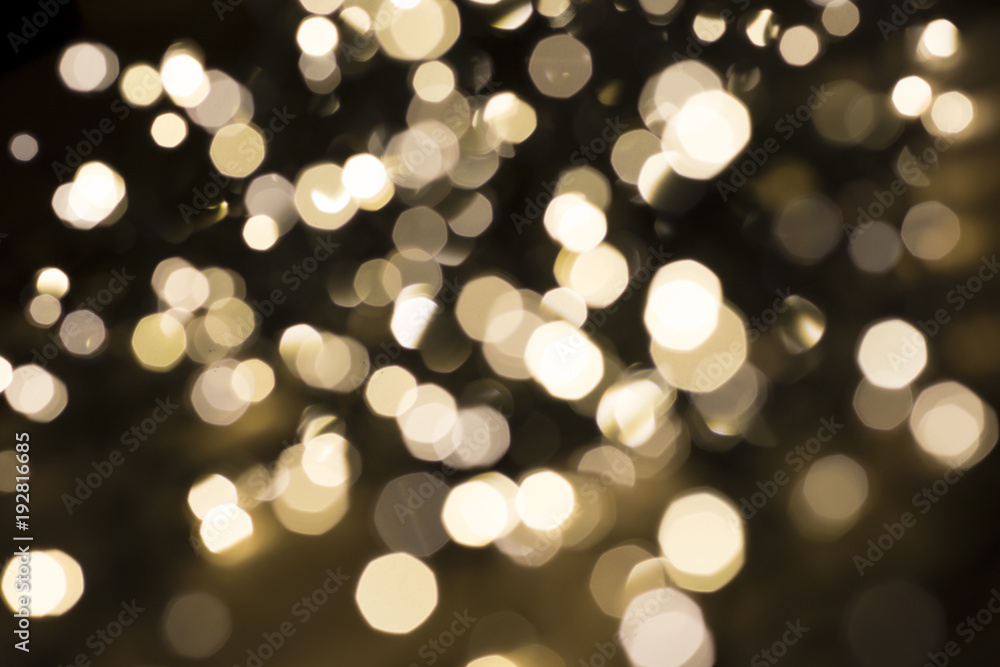 Generic white bokeh background.