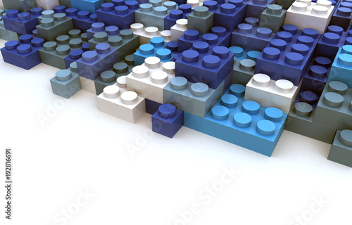 Plastic building blocks