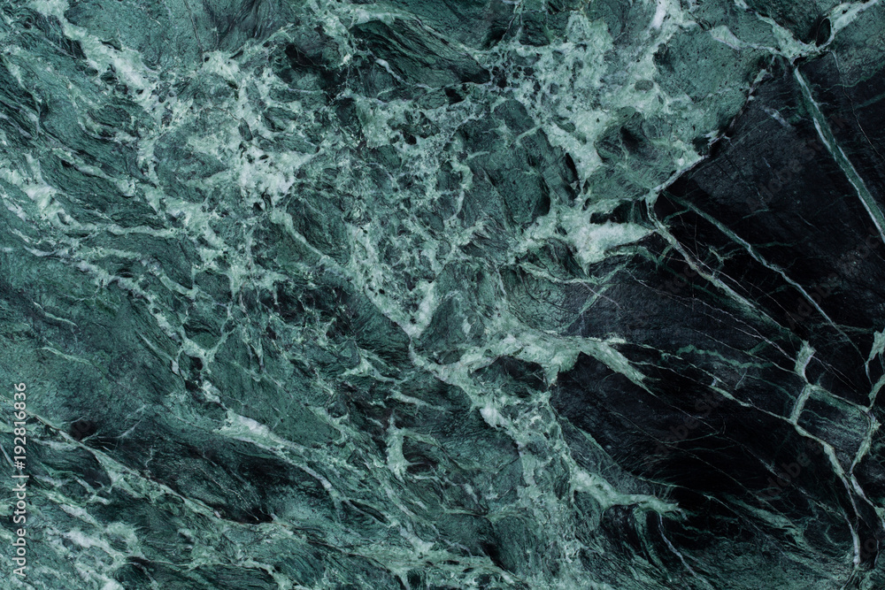 Fototapeta premium Green marble texture background.