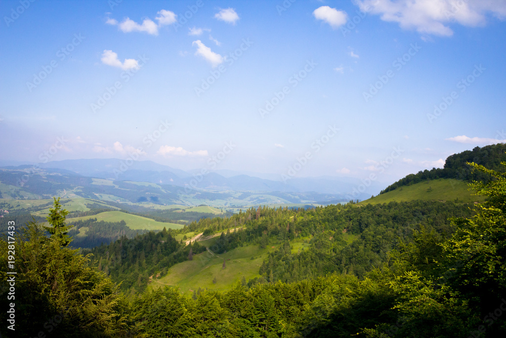 Obraz premium Mother nature of the western region of ukraine