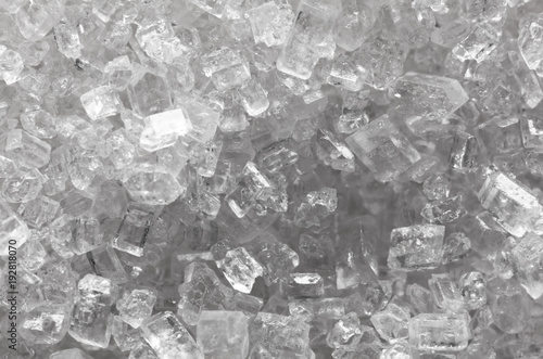 White sugar crystals