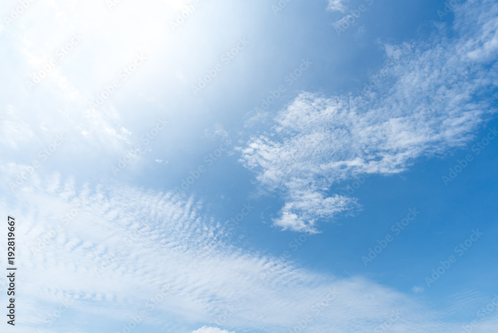 Fototapeta premium clear blue sky background,clouds with background.