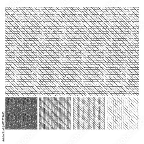 Pattern of rough hatching grunge texture