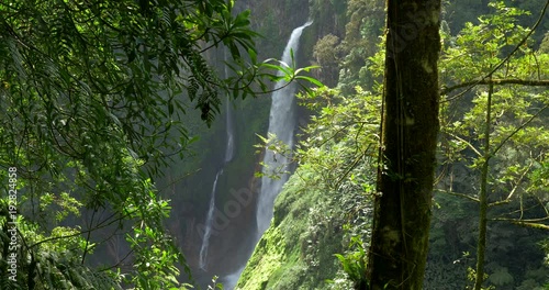 Huge Waterfall, Catarate Del Toro, Costa Rica photo