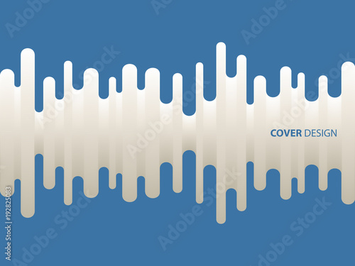 Milk on blue background. Abstract wavy background for banner  flyer and poster. Dynamic effect. Vector illustration. Can be used for advertising  marketing  presentation.