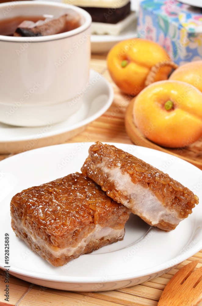 Taiwan's hakka traditional cuisine - rice cake Taiwan's hakka traditional cuisine - rice cake