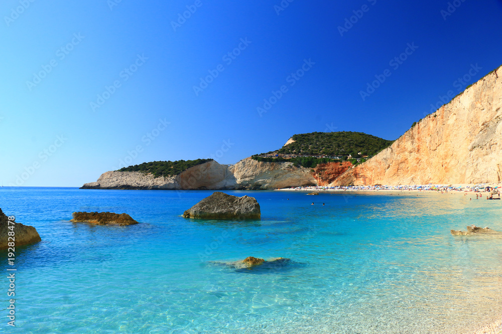 Idyllic tropical  beach