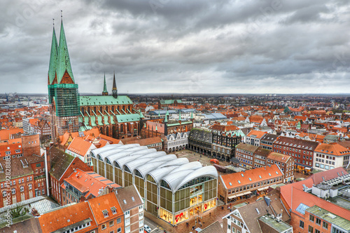 City center of Lübeck (Germany)