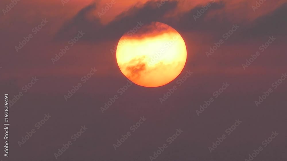 Focus on beautiful sunset Focus on beautiful sunset