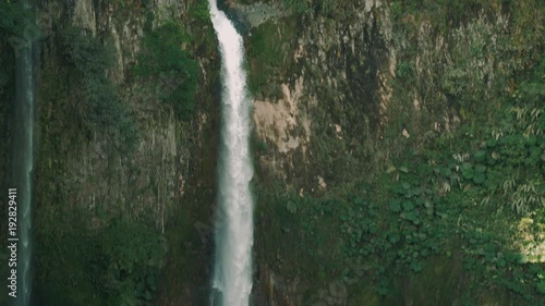 Huge Waterfall, Catarate Del Toro, Costa Rica | Slow Motion photo