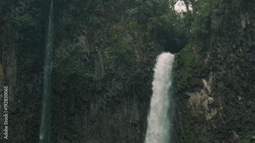 Huge Waterfall, Catarate Del Toro, Costa Rica | Slow Motion photo