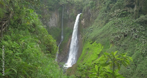 Huge Waterfall, Catarate Del Toro, Costa Rica | Slow Motion photo