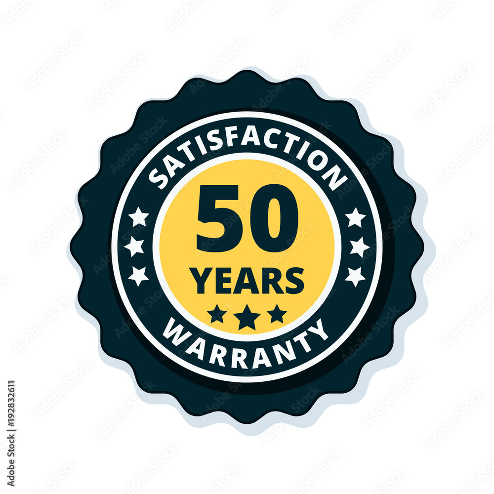 50 Year Warranty 50 Year Warranty
