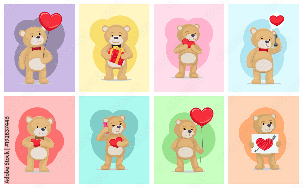 I Love You and Me Teddy Bears Vector I Love You and Me Teddy Bears Vector