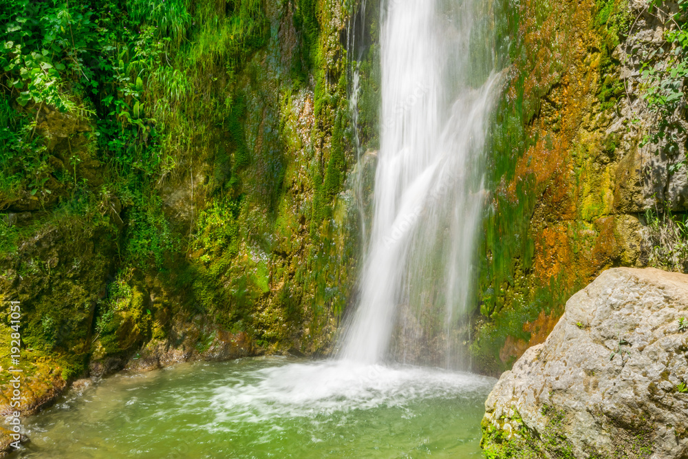 Fototapeta premium Waterfall in the wilderness