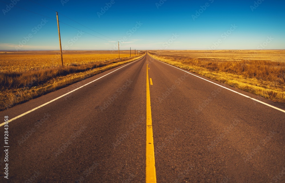 Fototapeta premium Colorado Plains Highway